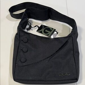 OGIO - Brooklyn Black, Charcoal Messenger Bag/Crossbody
